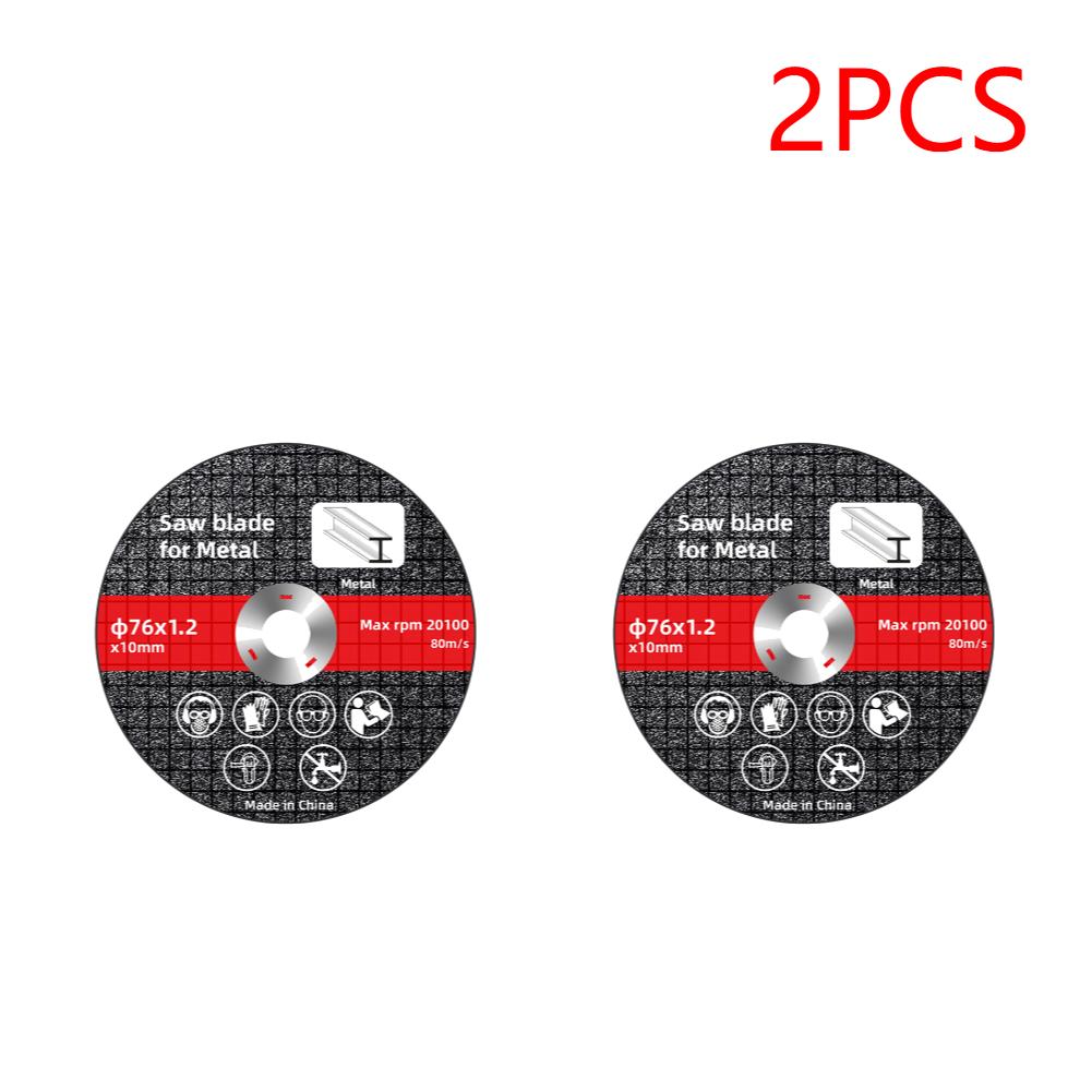 1-10PCS 76mm Cutting Disc Circular Resin Saw Blade Angle Grinder Grinding Disc for Metal Wood Iron Steel Bar Cutting Accessories