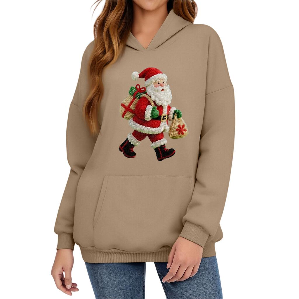 Sweats à capuche surdimensionnés pour femmes, sweats à capuche en polaire, chemises à manches longues, pulls, vêtements d'automne avec poche