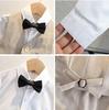 Jungen Dreiteiliger Festanzug mit Weste - Pageboy Geburtstagsoutfit