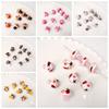 Cartoon Mushroom Glass Loose Beads Handmade Craft Jewelry Making Material  DIY Accessories