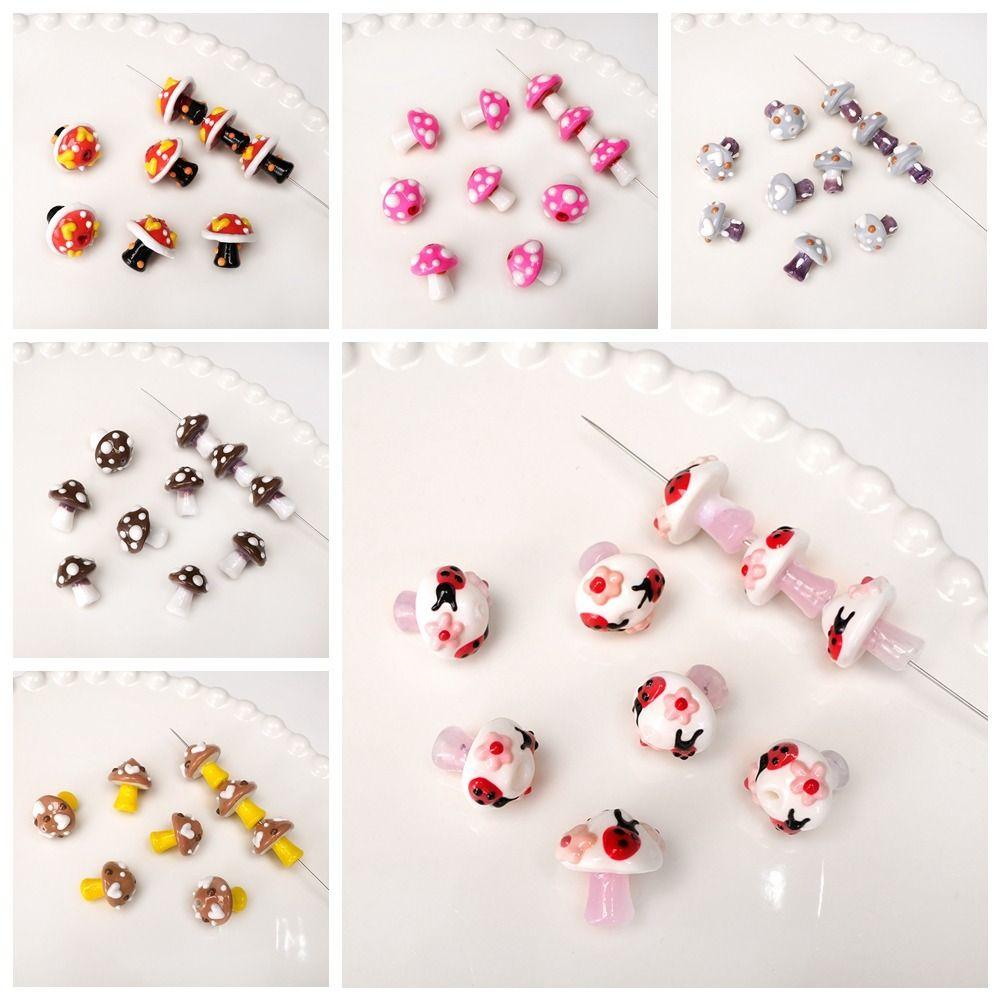 Handmade Craft Ceramic Spacer Loose Beads Colorful Jewelry Making Material Bracelet Making Kit