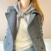 Koreanischer Stil Gestrickter Dreiecksschal Winddicht Damen Kaschmirschal Winter Kaschmirschals Mädchen