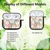 Earphone Cases Cover Case For Airpods Pro 3 2 Pro3 Pro2 1 4 Flower Pattern