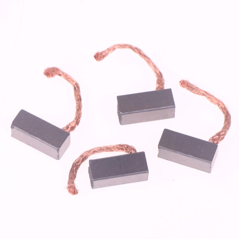 4Pcs Diy Accessories Motor Carbon Brushes Set For Electric Motor Replacement Parts 8X8X19Mm Power Tool