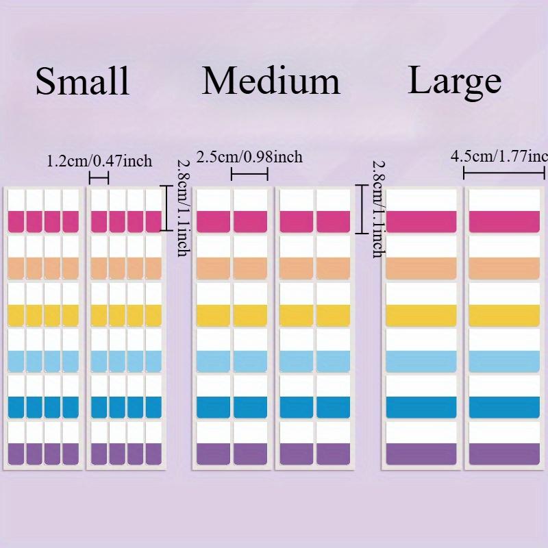 120pcs multifunctional, writable plastic index tags - reusable page markers and document file organizer for office management