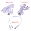 2 In 1 USB To Dual Micro USB Cable Charging Wire Cord Two Device USB Charger Splitter Cable for Cellphone