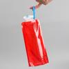 Faltbare Wasserflaschen Flexible Wiederverwendbare Reisetasche Weiche Flasche Wasserbeutel mit Karabinerclip