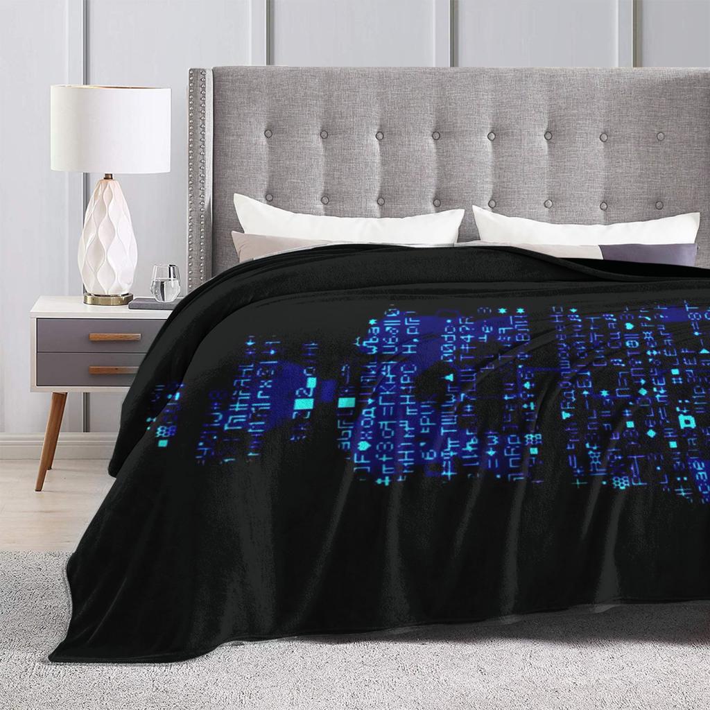 Serial Experiments Lain Warm Soft Blanket  Children Plush Throw Blanket Novelty Couch Chair Flannel Bedspread Sofa Bed Cover