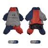 Winter Dog Jacket Warm Thicken Cotton Clothes With Traction Ring Dog Windproof Coat Medium Large Dogs Outdoor Cold Proof Clothes