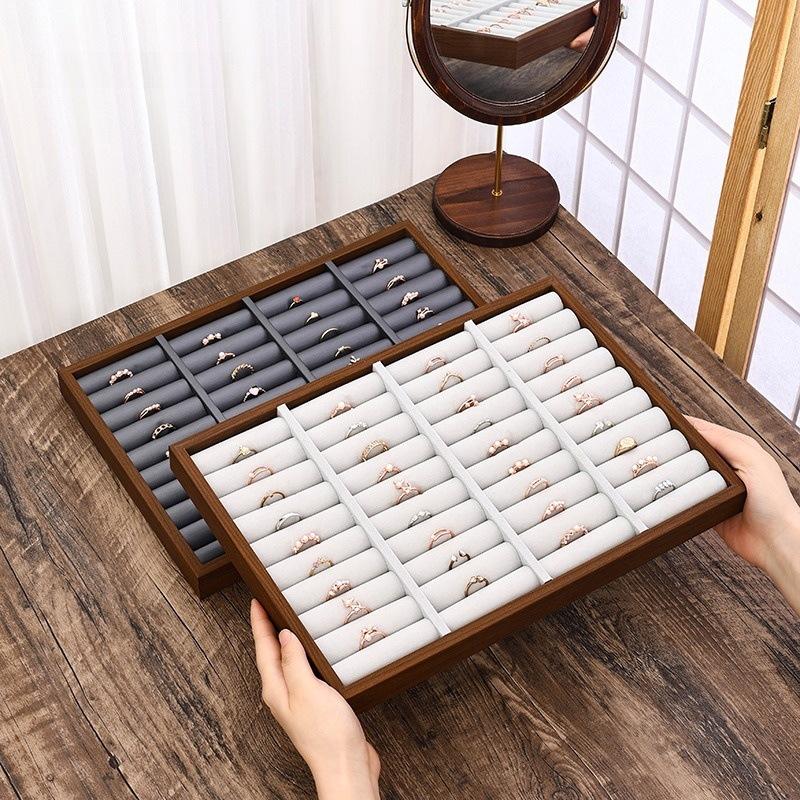 Rings Jewelry Storage Tray Multiple Bracelet Organizer Pallet Counter Ring Display Salver Jewellery Trinket Displays Pallet