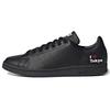 Originals Stan Smith Classic Retro Casual Slip Resistant Durable Low Top Sneakers Unisex Sneakers Black Red White H67742