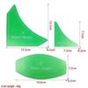Acrylic Irregular 90° Sewing and Patchwork Ruler for Fabric Cutting
