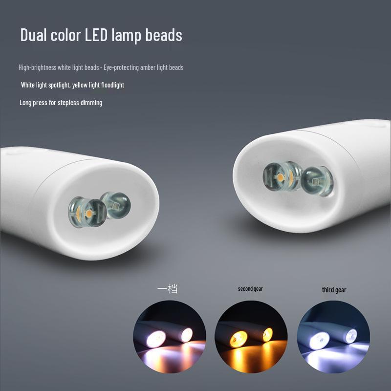 LED USB Rechargeable Neck Light: Eye-Friendly, Portable, Button-Control, Ideal for Reading or Outdoor Use