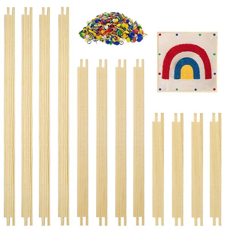 

For Women S For Needlework Stretcher Bars 6 Sets With 100 Tacks Canvas Splicing Tools 12Pcs 3 Sizes For Women S Birthday Gift