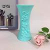 Embossment Vase Arrangement Pot Container Home Office Table Decor