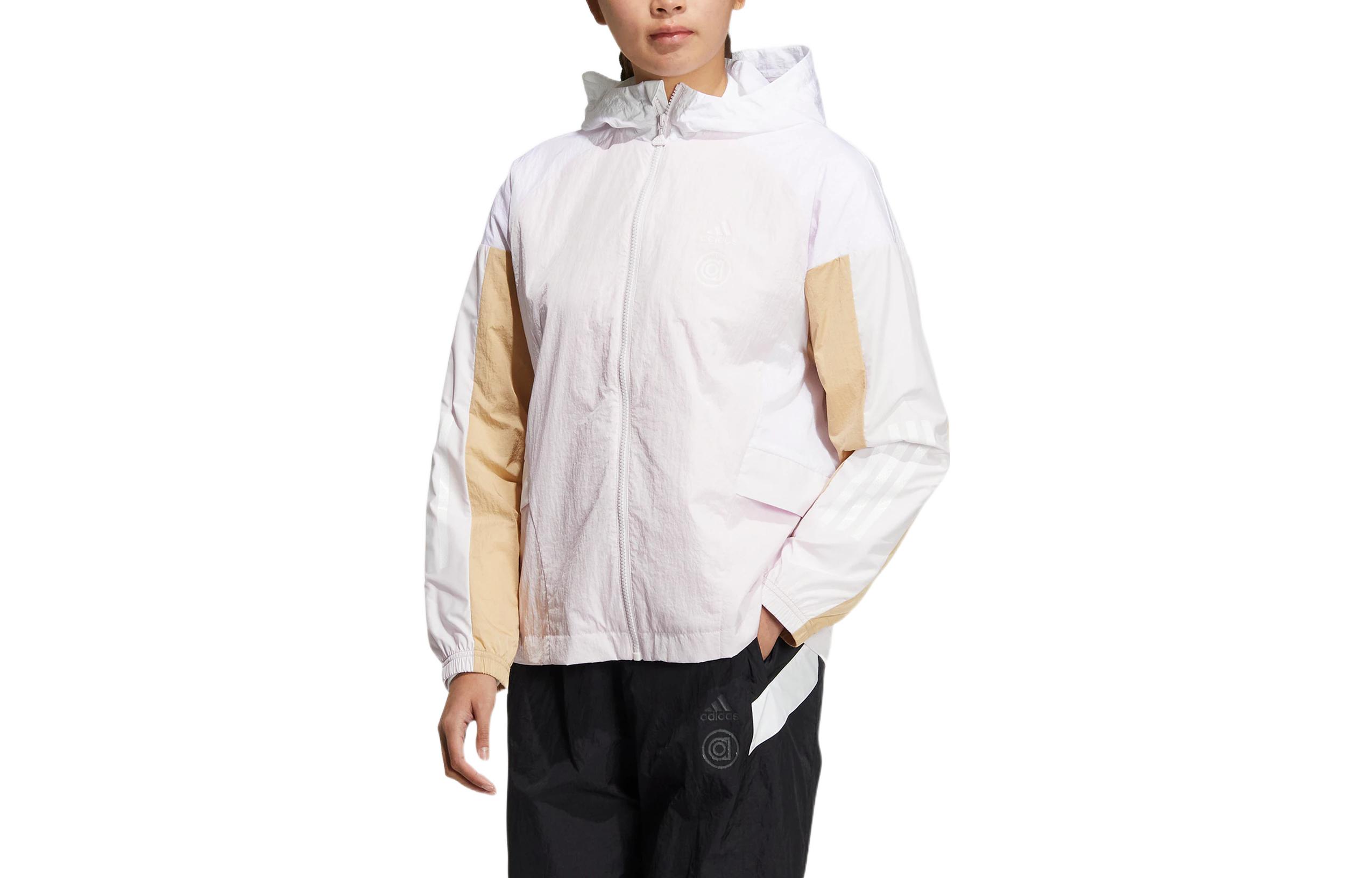 Adidas Jackets Women s Pink Hooded Moderate Other HM5277 XS