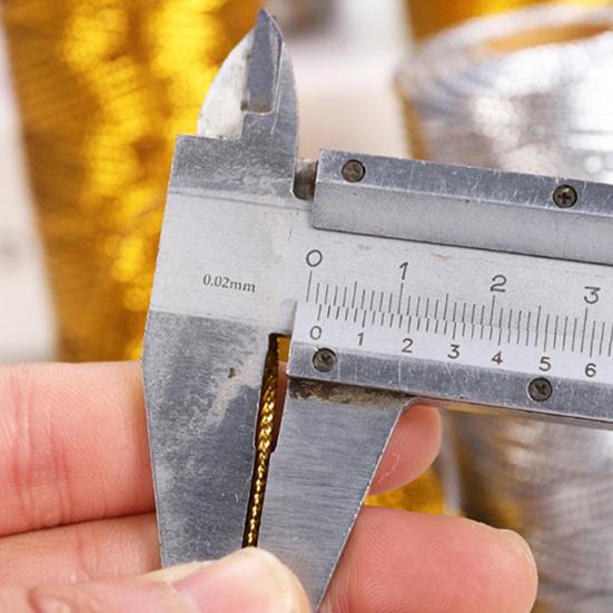 1 Rolle Verpackungsschnur Stilvoll Breite Anwendung Polyester Hohl Zuverlässig Etikettseil für Bastelarbeiten