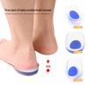 Silicone Heel Lift: Invisible Height-Boosting Insoles for Men & Women – Shock-Absorbing Sports Half Pad