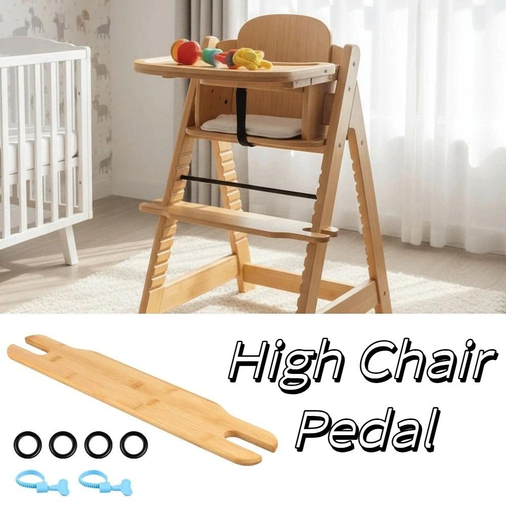 Adjustable Baby Highchairs Pedal 50cm Length Highchair Accessory High Chair Footrest Home Use