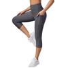 Women's High Waist Jacquard Bubble Yoga Capri Leggings - Hip Lifting and Slimming Fitness Pants