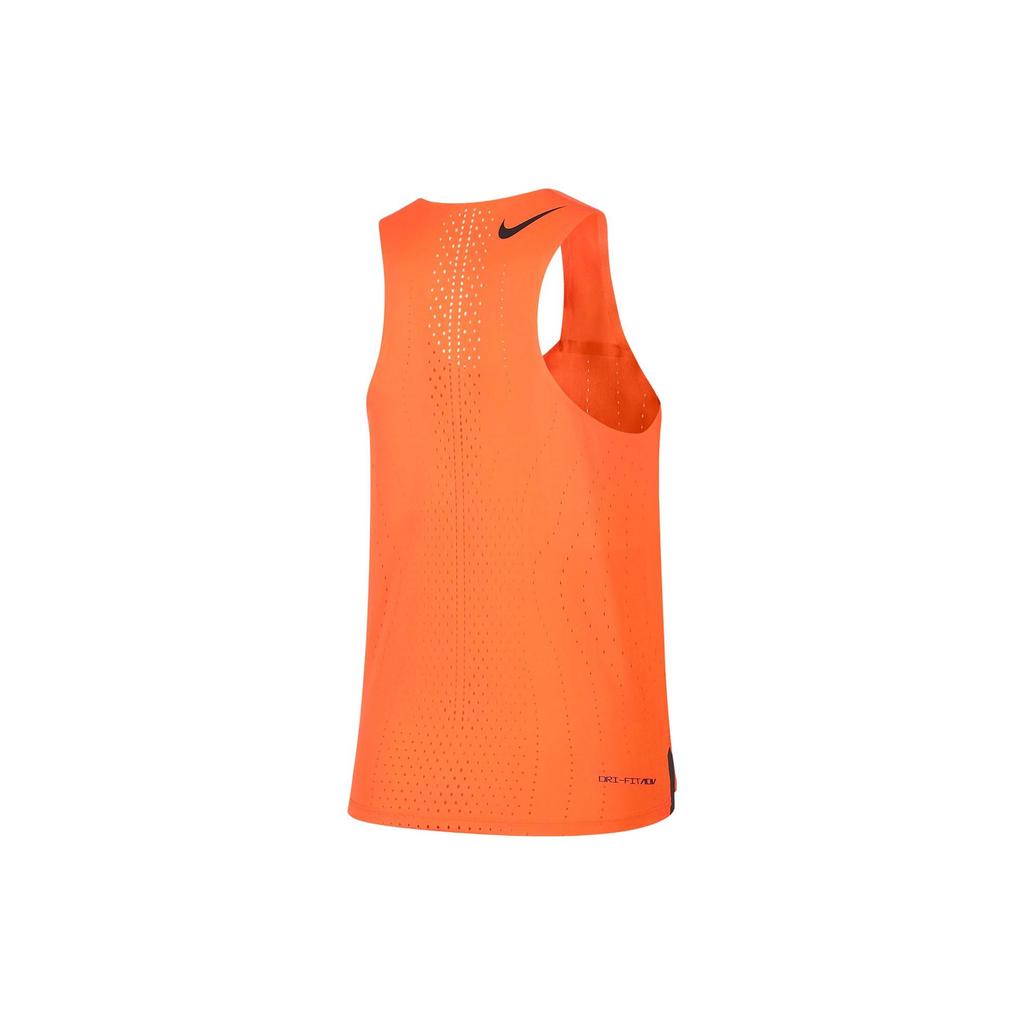 Nike Dri-FIT ADV Solid Knit Sleeveless Round Neck Sports Tank Top Women Tops Orange DM7552-635