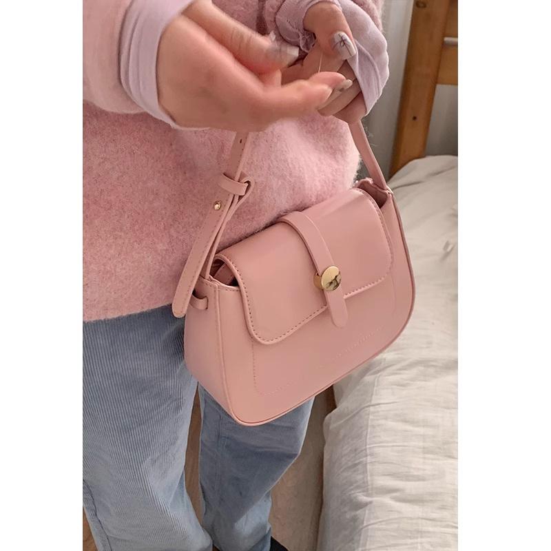 Bag Women's 2025 Spring New Niche Textured Versatile Small Square Bag Simple One Shoulder Oblique Span Bag Handbag
