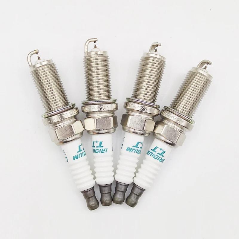 4/6pcs IKH16TT 4703 Dual Iridium Spark Plug For Toyota Hyundai Chrysler Sonata Highlander Dodge Genesi Tana 300 IKH16TT-4703