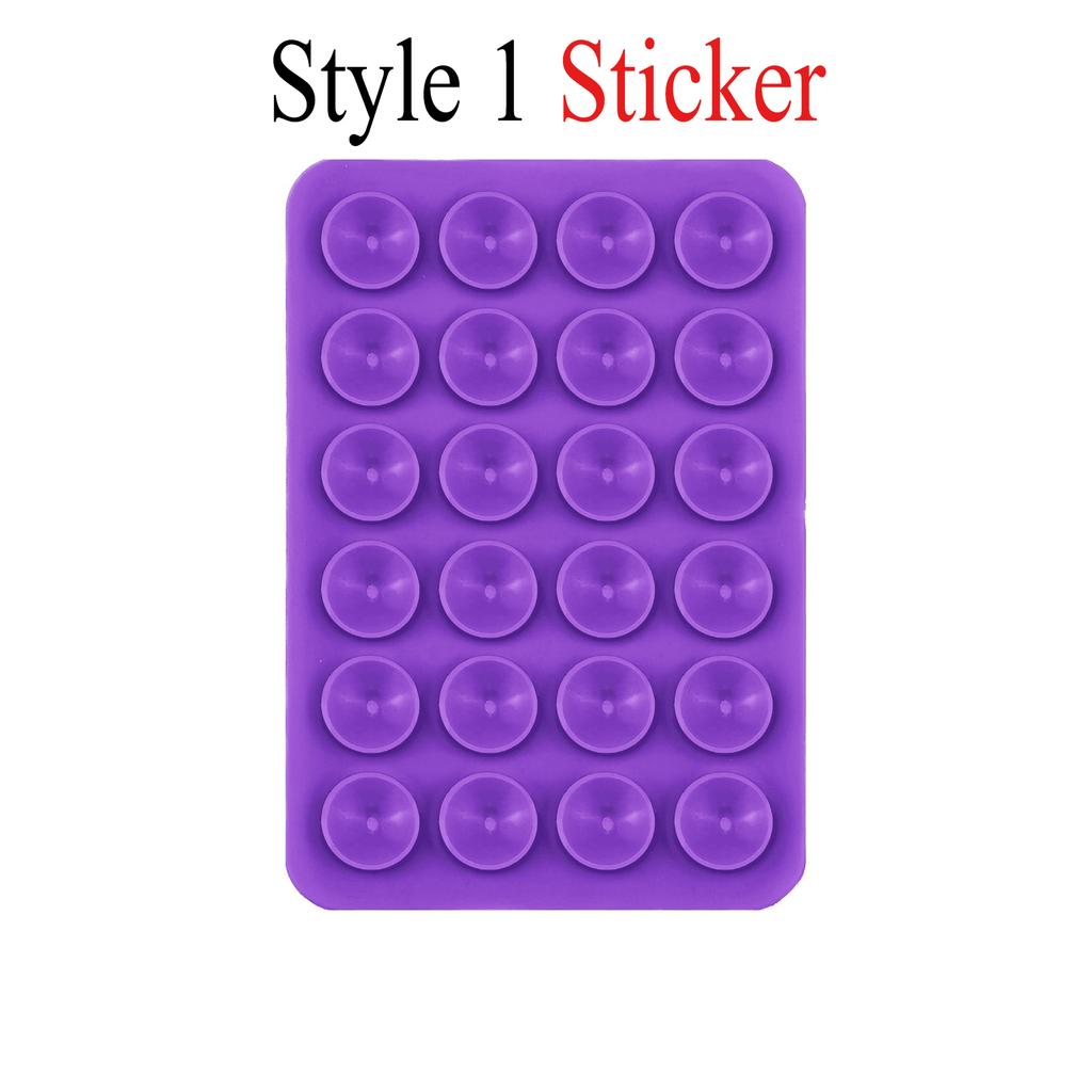 Sticker/Double-sided Suction Cup Adhesive Silicone Suction Pad Bracket Multifunction Rubber Sucker Pad Durable Mobile Phone