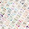 36 Inspirational And Inspirational Affirmation Cards, Simple Watercolor Style Text Cards, Handwritten Message Cards