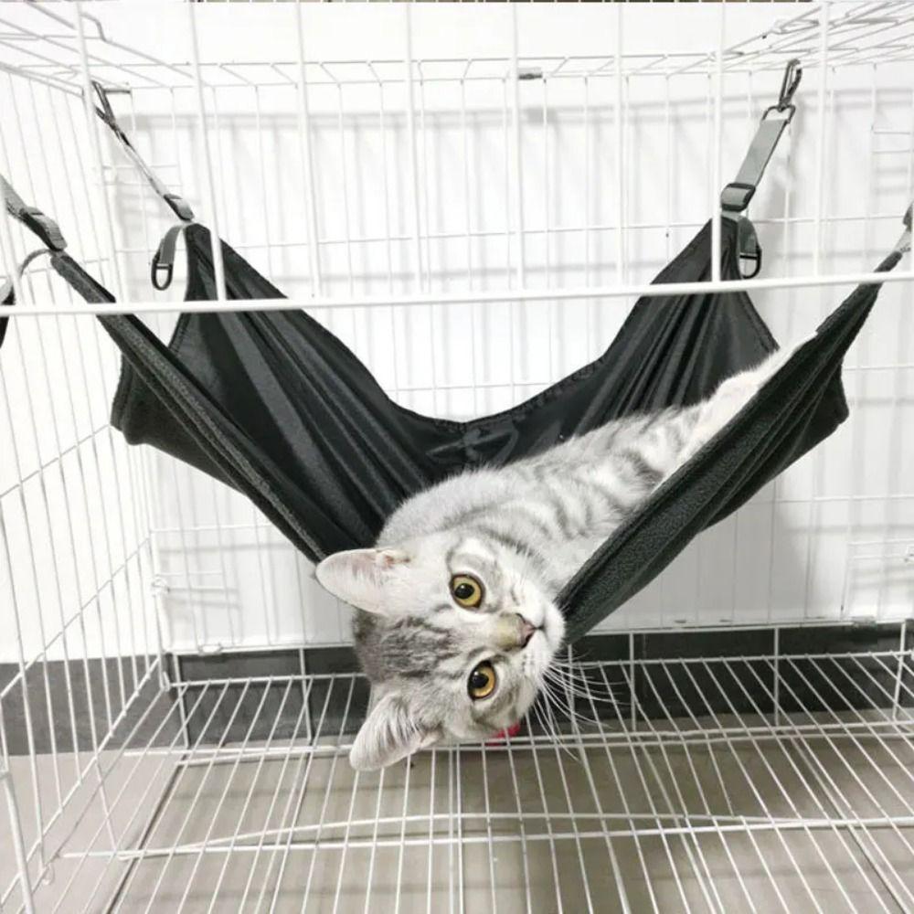 Breathable Cat Hanging Hammock Soft Cats Hanging Sleeping Bed Pet Cage Hammock For Four Seasons
