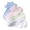 Baby Girl Socks Lovely Solid Color Breathable Princess Short Socks