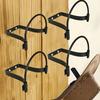 Wall Hanging Metal Display Hook Black Cap Hanger Scarf Hanger Rack  Closet Organization