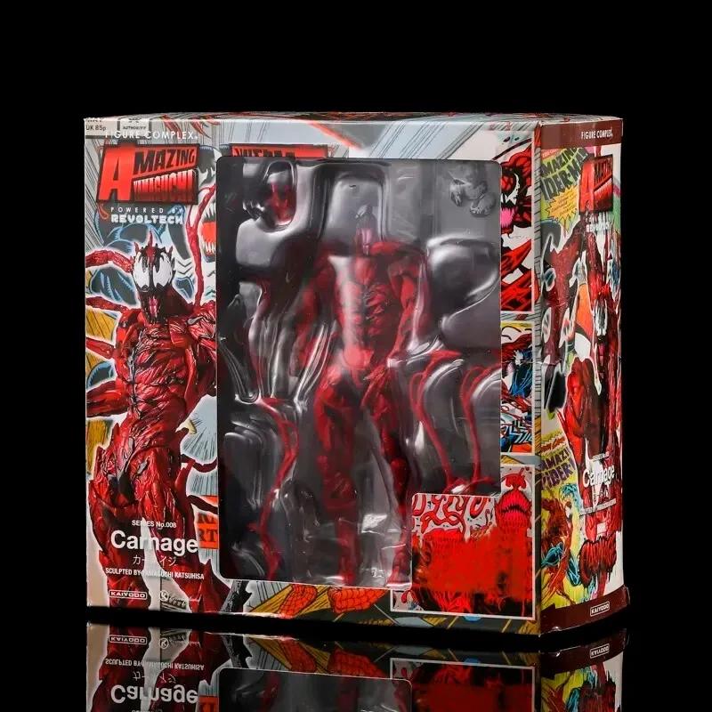 Marvel series Venom Slaughter figurine, gear joints, movable assembly, play Yamaguchi-style American dramas, anime peripheral fi