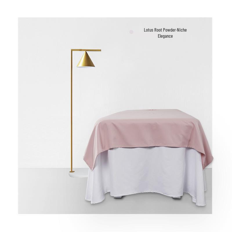 Orange Soft Cotton Beauty Salon Bed Sheets - Solid Color Massage Sheets