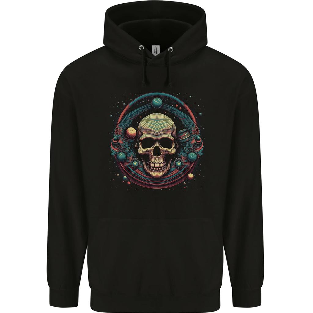 Astro Skull Planets Universe Space Hoodie