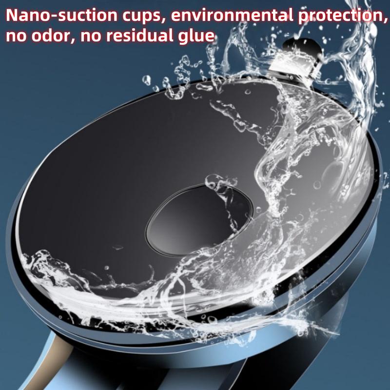 For Car Navigation Car Mount Waterfall Suction Cup Oversized Wide 15” Tablet Dual Stretch Folding Screen Cell Phone Holder