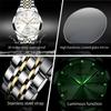GUANQIN Men's Watches Casual Trend Fine Steel Original Brand Quartz Wristwatch for Man Waterproof Luminous Date Week Fashion New