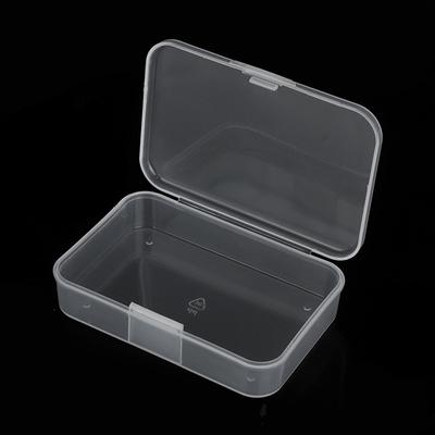 1 PCS New Small Plastic Transparent With Lid Collection Container Case Storage Box