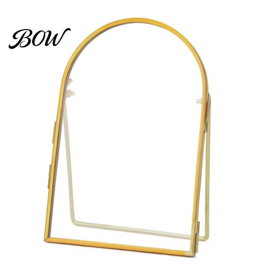 Personalized Memory Frame Glass Press for Dried Flowers, Octagonal Metal Shadow Box with Handprint Clear Glass, Wall Hanging Plant Display Frame, DIY