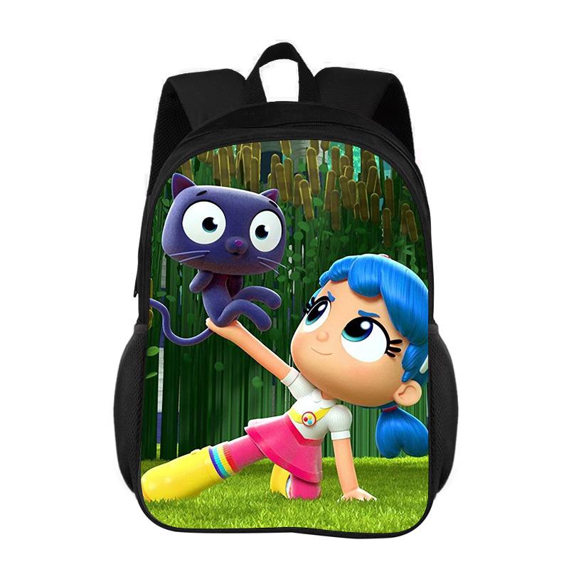 True and the Rainbow Kingdom Backpack Cartoon Print Student Cute Large Capacity Lightweight Shoulder Protection Backpack
