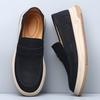 Fashion Luxury Brand Men's Comfortable Soft-Soled Slip-On Suede Leather  Loafers Versatile Casual Business Formal Genuine Leather Shoes
