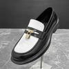 New Men Classic Loafers Men Casual Comfortable Fashionable Leather Shoes European Business Office Shoes Men Sizes 38-46