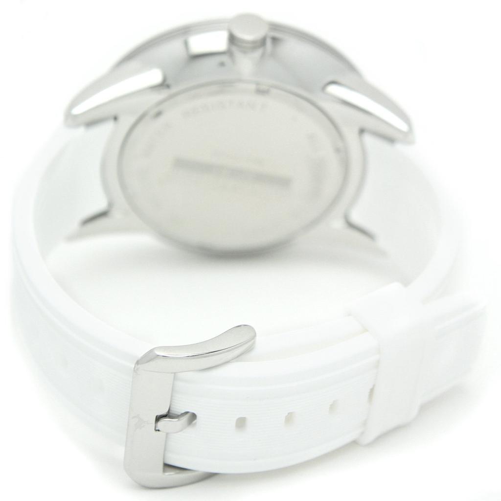 Sports 1P Big White [Michel Jourdan] Watch, Diamond, Face, Silicone, MJ-7700-9,