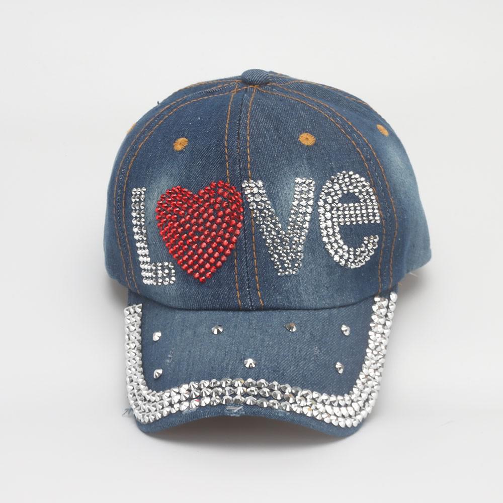 Women's Baseball Cap Snapback Hats For Women Summer Sunshade Outdoor Rhinestone Fashion Casual Cap Women New Vintage Gorro