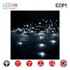 Rideau Lumineux Easy-connect 2x1mts 10 Bandes 100 Led Blanc Froid 30v (usage Int. Ext.) Edm Total 1,8w
