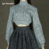 Handmade Doll Accessories Tops Mini Dressing Clothes New Doll Knitted Sweater  for 1/6 Doll