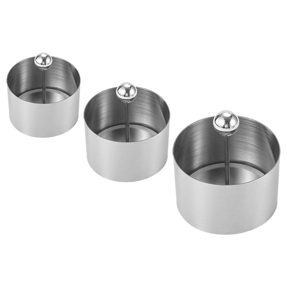 Stainless Steel Cold Dish Mold Biscuit Cookie Placement Supplies Round Decoration Utensils Making