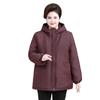 Cozy Fleece-Lined Winter Jacket for Elderly Women