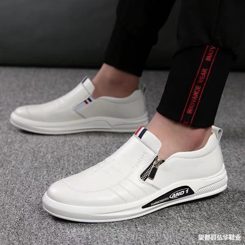 Casual Leather Shoes Men's Spring Fashion Dress Leather Shoes British Overalls Men's Shoes