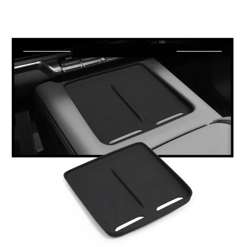 Central Storage Dust-proof Mat Car Styling Central Control Wireless Charging Pad for Zeekr 7X 2025 2025 Silicone Accessories
